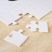 Panda als Skijumper mit Ski Puzzle (Seite)