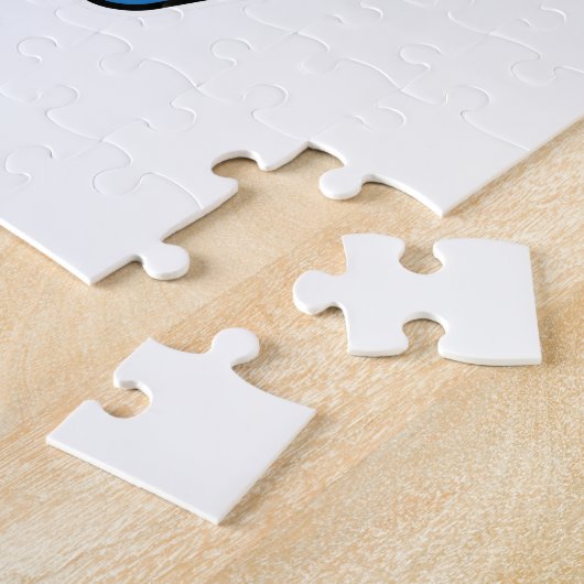 Panda als Skijumper mit Ski Puzzle (Seite)