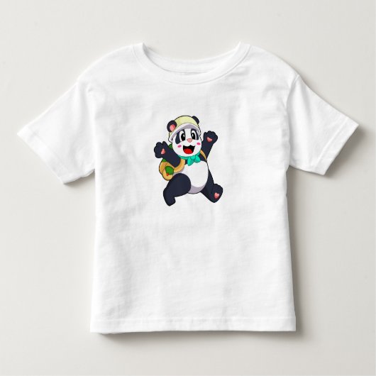 Panda als Student Kleinkind T-shirt (Vorderseite)