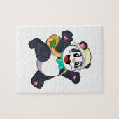 Panda als Student Puzzle (Horizontal)