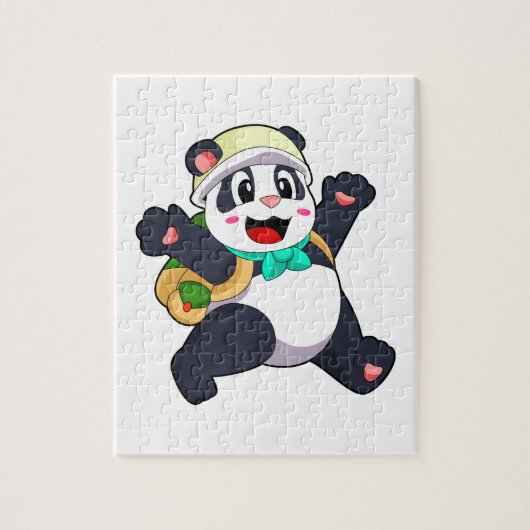 Panda als Student Puzzle (Vertikal)
