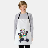 Panda als Student Schürze (Getragen)