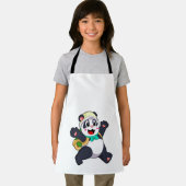 Panda als Student Schürze (Insitu)