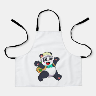 Panda als Student Schürze