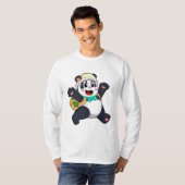 Panda als Student T-Shirt (Vorne ganz)