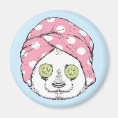 Panda am Wellness-Center Magnet (Vorne)