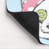 Panda am Wellness-Center Mousepad (Ecke)