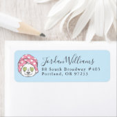 Panda am Wellness-Center | Name hinzufügen (Insitu)