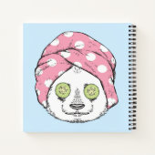 Panda am Wellness-Center Notizblock (Rückseite)