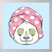 Panda am Wellness-Center Poster (Vorne)