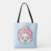 Panda am Wellness-Center Tasche (Rückseite)