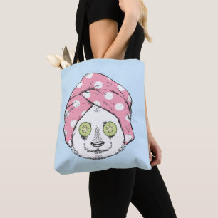 Panda am Wellness-Center Tasche