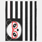 Panda American Flag Panda Bear US Flag Theme Fleecedecke (Vorderseite)