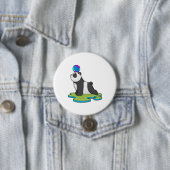 Panda an der Yoga-Fitness Button (Beispiel)