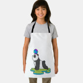 Panda an der Yoga-Fitness Schürze (Insitu)