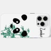 "Panda and Bamboo" individuell anpassbar Case-Mate iPhone Hülle (Rückseite (Horizontal))