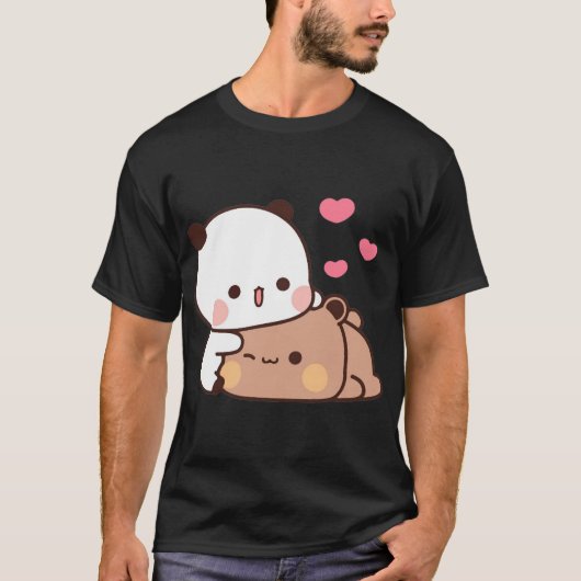Panda and Brownie Bear Couple(5) T-Shirt (Vorderseite)