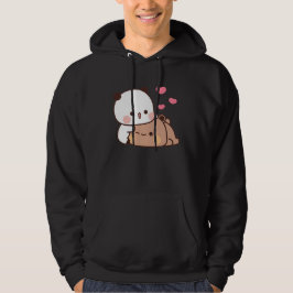 Panda and Brownie Bear Couple Hoodie