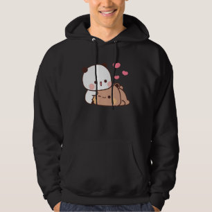 Panda and Brownie Bear Couple Hoodie