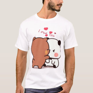 Panda and Brownie - True Love BuBu DuDu Couple2024 T-Shirt