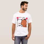 Panda and Brownie - True Love BuBu DuDu Couple2024 T-Shirt (Vorne ganz)