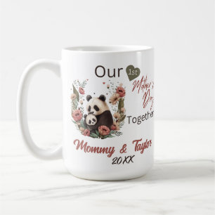 Panda and Cub, unser Muttertag gemeinsam Kaffeetasse