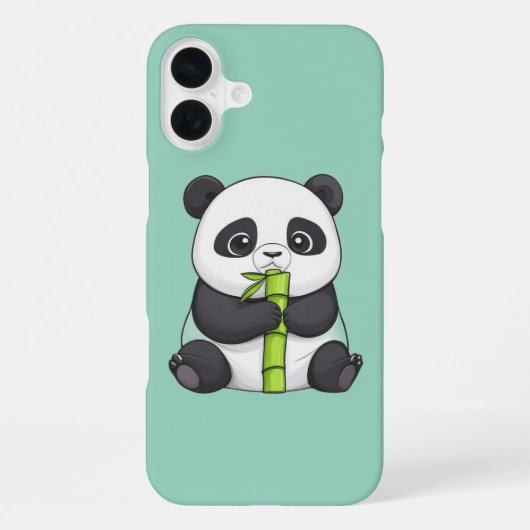  Panda and Its Bamboo iPhone Hülle (Rückseite)