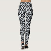 Panda Anemone Blumen Leggings (Rückseite)