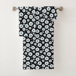 Panda Anemone Blumenhandtuch Badhandtuch Set