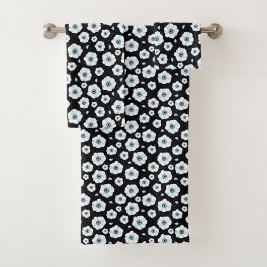 Panda Anemone Blumenhandtuch Badhandtuch Set (Insitu)