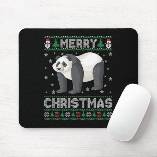 Panda Animal Men Women Kinder Ugg Weihnachtskraut Mousepad (Mit Mouse)