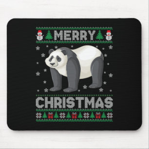 Panda Animal Men Women Kinder Ugg Weihnachtskraut Mousepad