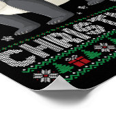 Panda Animal Men Women Kinder Ugg Weihnachtskraut Poster (Ecke)