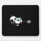 Panda Animals Badminton Shuttles Mousepad (Vorne)