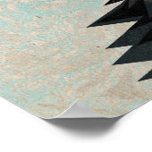 PANDA & ANTLER FLORAL OWL POSTER (Ecke)