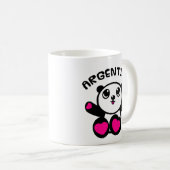 Panda Argentinien Kaffeetasse (VorderseiteRechts)