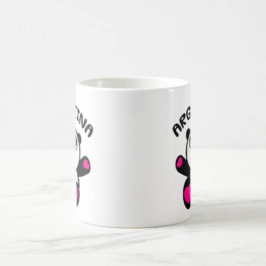 Panda Argentinien Kaffeetasse (Mittel)