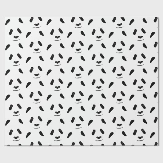 Panda Art Geschenkpapier (Flach)