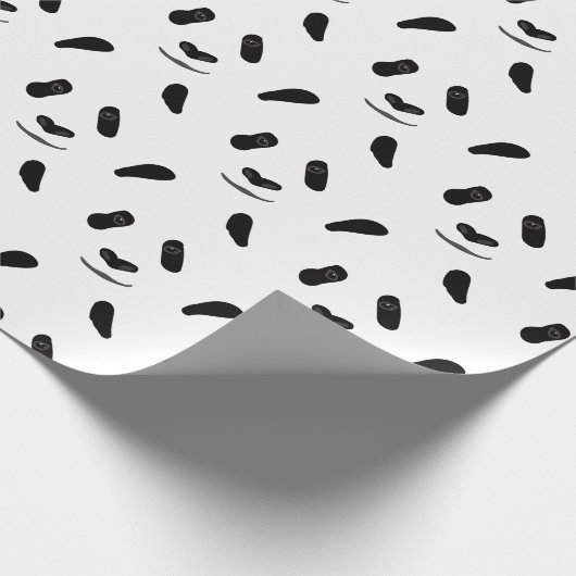 Panda Art Geschenkpapier (Ecke)