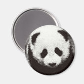 Panda Artwork Magnet (Vorderseite/Rückseite)
