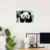 Panda Artwork Poster (Heimbüro)