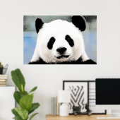 Panda Artwork Poster (Heimbüro)