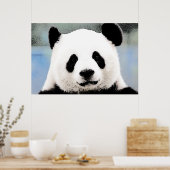 Panda Artwork Poster (Küche)