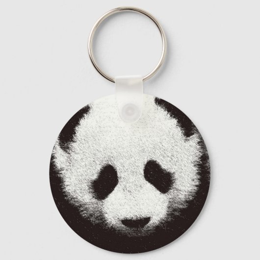 Panda Artwork Schlüsselanhänger (Vorderseite)
