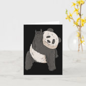 Panda Asl Hand Gesture Deaf Hörverlust Bewusstsein Karte (Gelbe Blume)