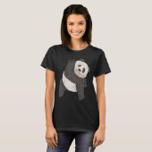 Panda Asl Hand Gesture Deaf Hörverlust Bewusstsein T-Shirt (Vorne ganz)