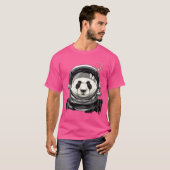 Panda Astronaut Space Exploration Astronomie Lover T-Shirt (Vorne ganz)