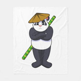 Panda at Stick fight Martial arts.PNG Fleecedecke