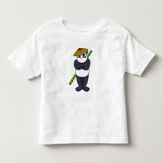 Panda at Stick fight Martial arts.PNG Kleinkind T-shirt (Vorderseite)