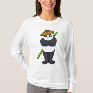 Panda at Stick fight Martial arts.PNG T-Shirt